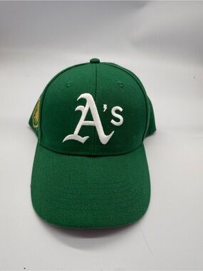 Oakland A's Green  Baseball Cap - White Logo